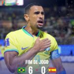 Brasil atropela Espanha e vai às semifinais da Copa do Mundo de Beach Soccer