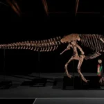 Fóssil de Tiranossauro rex é vendido por valor recorde milionário em leilão