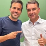 Flávio Bolsonaro é questionado sobre candidatura de Marçal