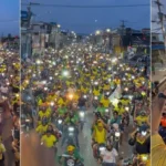 Flávio realiza motociata gigante em Belém