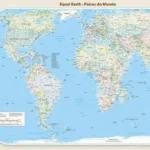 Brasil fica maior em novo mapa-múndi aprovado pela ONU