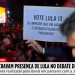 Jornalista da Jovem Pan é alvo de ataques em manifestação pró-Lula
